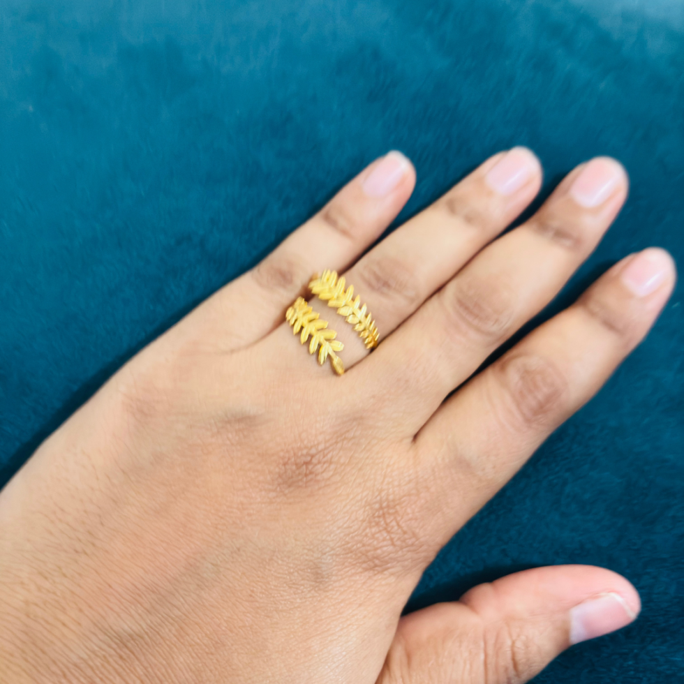 Gold Platted Greek Leaves