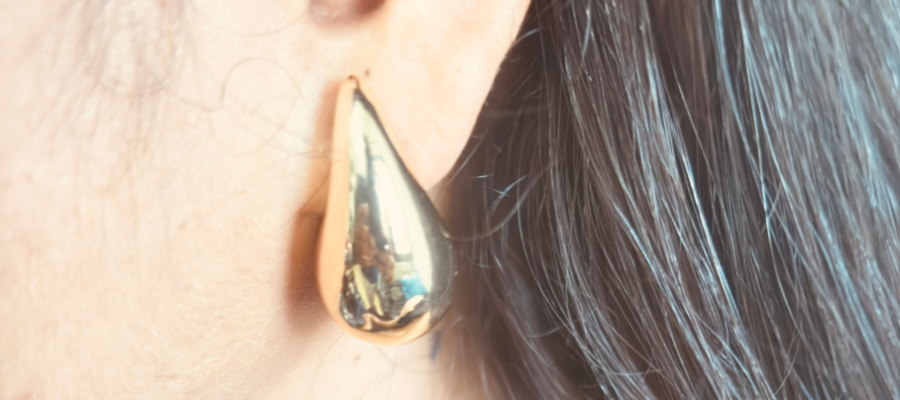 Shine Effortlessly with Droplet-Shaped 18k Gold Plated Earrings